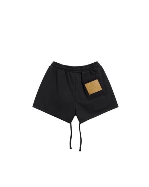  SNW6 - FNOS WASHED SHORT - BLACK 