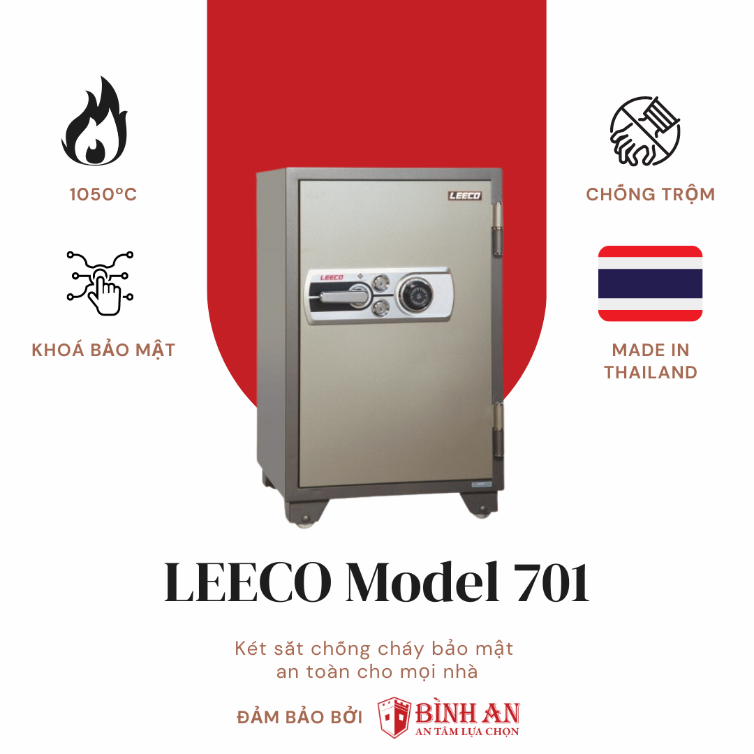  Két sắt LEECO 701 (190kg) Nhập Khẩu Thái Lan 