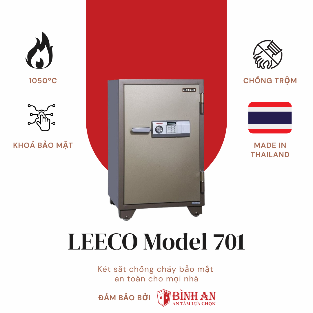  Két sắt LEECO 701 (190kg) Nhập Khẩu Thái Lan 