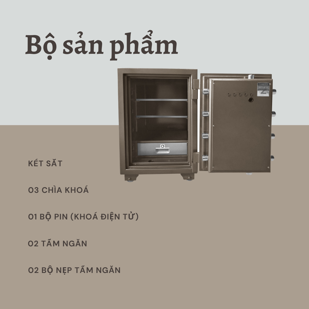  Két Sắt Hàn Quốc Solid SR-100 (220kg) 