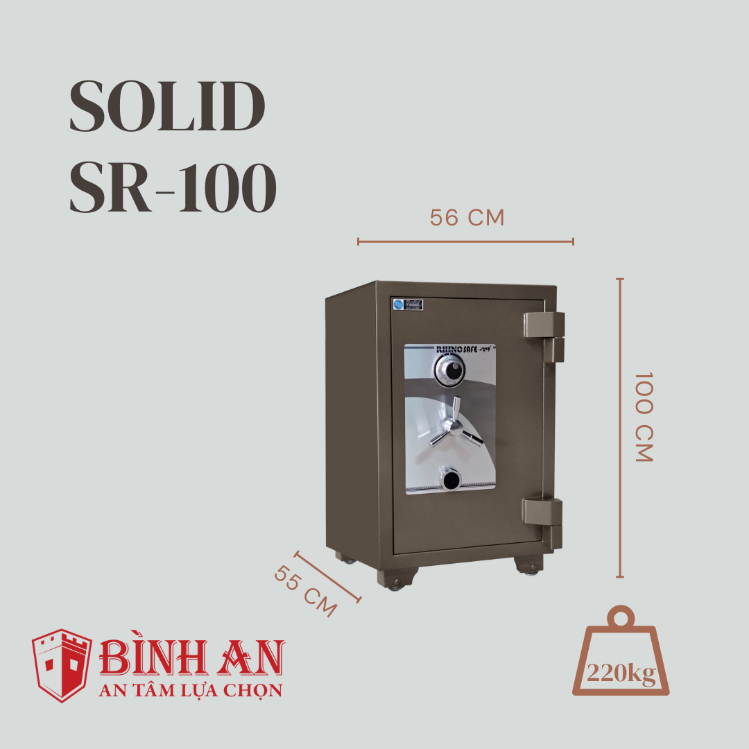  Két Sắt Hàn Quốc Solid SR-100 (220kg) 