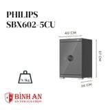  Két sắt PHILIPS SBX602-5CU (71.5kg) Kết Nối Thông Minh 