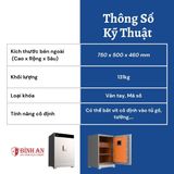  Két sắt PHILIPS SBX701-7B0 (131kg) Cao Cấp Thông Minh Hiện Đại 