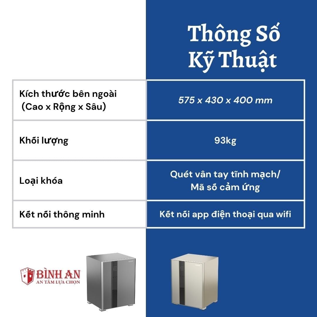  Két sắt PHILIPS VALIS-5BU (93kg) Đẳng Cấp Cho Giới Thượng Lưu 