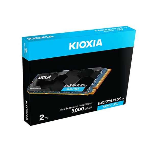  Ổ Cứng SSD Kioxia Exceria Plus G3 2TB | Gen 4x4, NVMe R5000, W3900 (LSD10Z002TG8) 