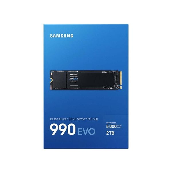  Ổ Cứng SSD Samsung 990 EVO Plus 2TB V-NAND M.2 PCle Gen5 x2 