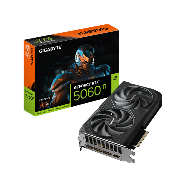 Card màn hình Gigabyte GeForce RTX™ 5060 Ti WINDFORCE OC 16G 