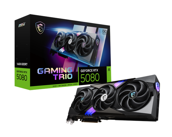  Card màn hình MSI GeForce RTX™ 5080 16G GAMING TRIO OC 