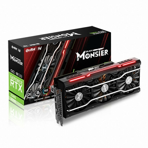 VGA RTX 2080 BLACK MONSTER OC D6 8GB USB-C Like New BH 1 Năm