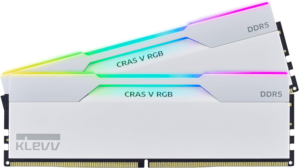 Ram PC Klevv Cras V RGB 64GB (2x32GB) DDR5 6400MHz (KD5BGUA80-64A320J)