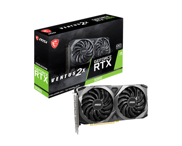  Card màn hình MSI GeForce RTX 3060 Ventus 2X OC 12G 