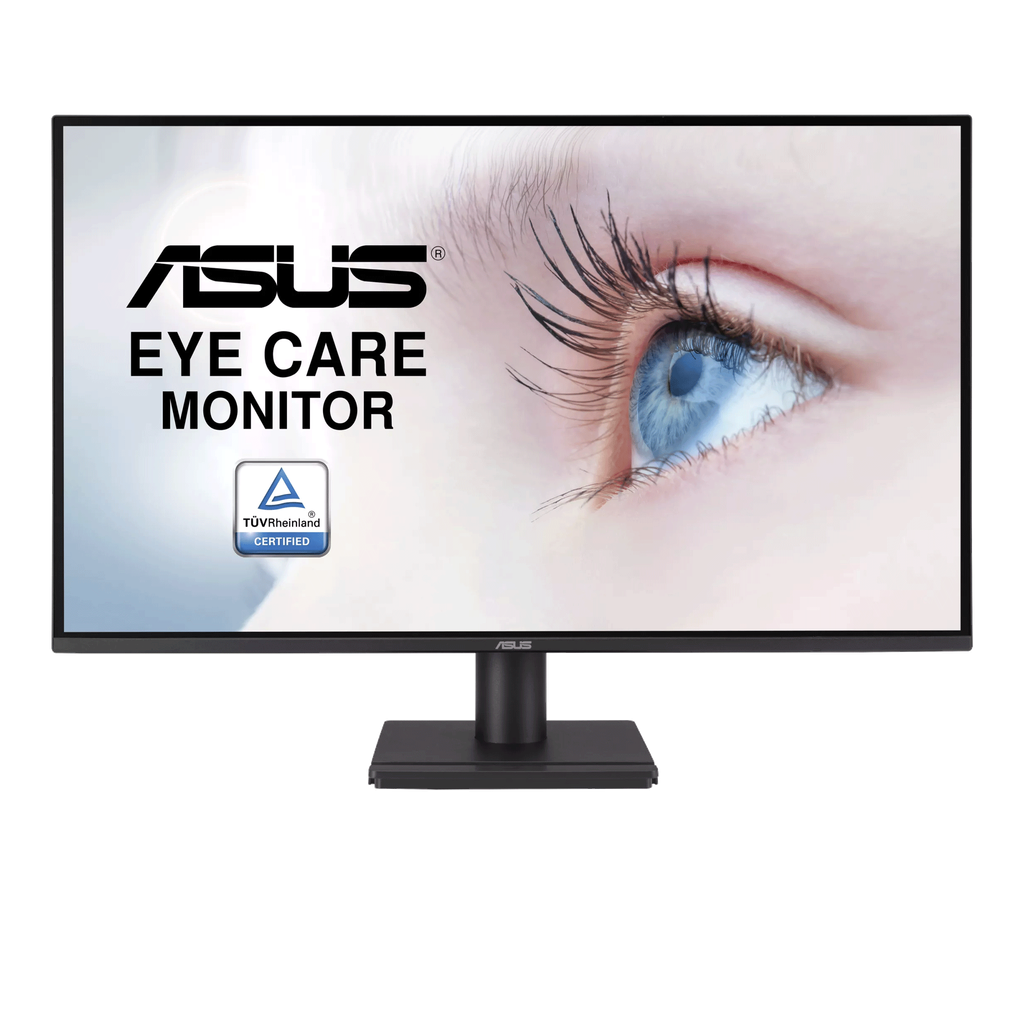 Màn hình ASUS VA27AQ Eye Care | 27 inch, IPS, QHD, 99% sRGB, HDMI, DisplayPort, VGA, 1ms, Stereo Speakers