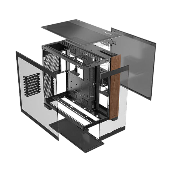 Thùng máy Case Antec C8 Wood ATX - Đen | Hồ cá