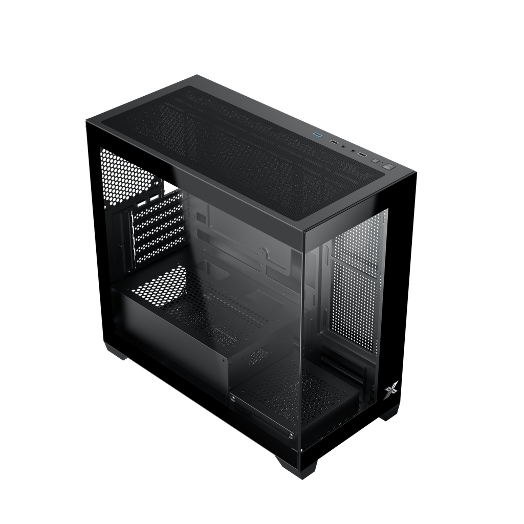 Thùng máy Xigmatek BLAST M  3 Fan ARGB  (M-ATX) - Black