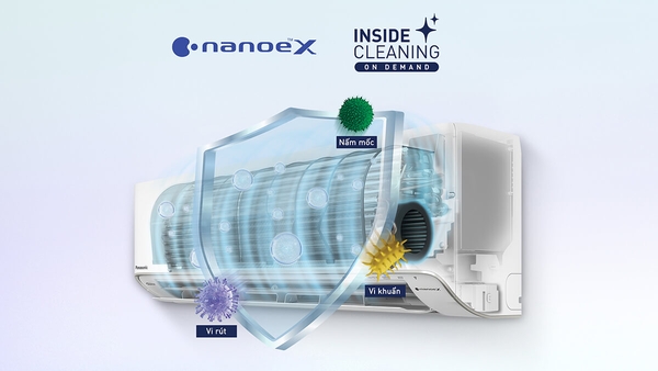 Điều hòa Panasonic 1 chiều Inverter 24000Btu CS/CU-RU24CKH-8D mới 2026