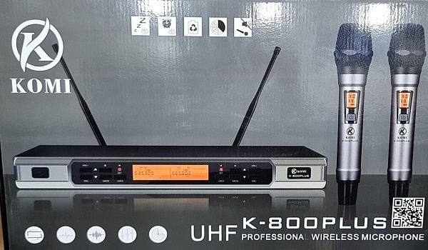 Micro Komi K800 Plus | Ca Nhẹ| Chống Hú Tốt