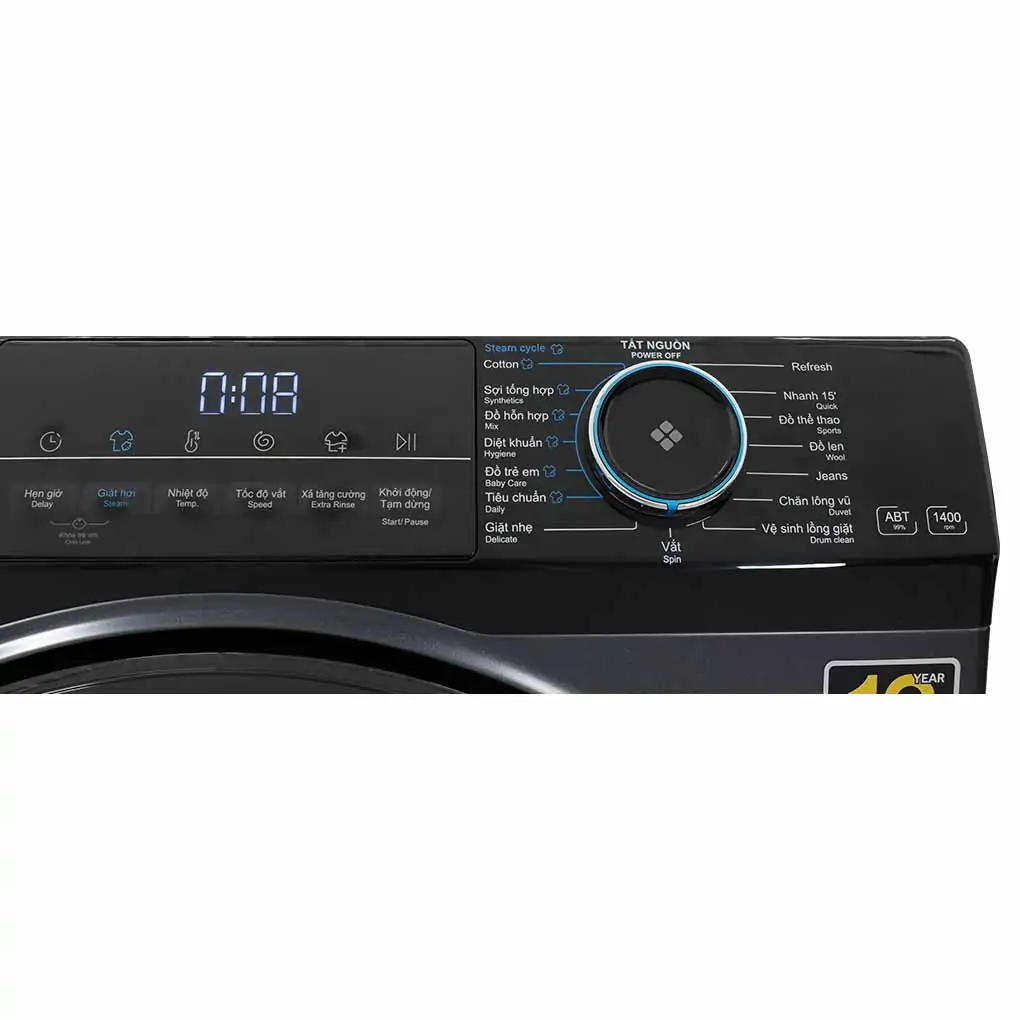 Máy Giặt Aqua Inverter 8.5 Kg AQD-A852J.BK