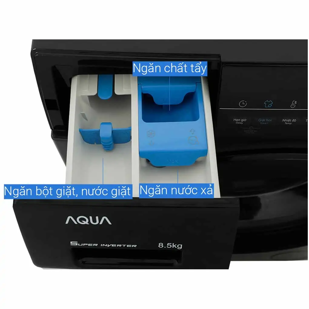 Máy Giặt Aqua Inverter 8.5 Kg AQD-A852J.BK