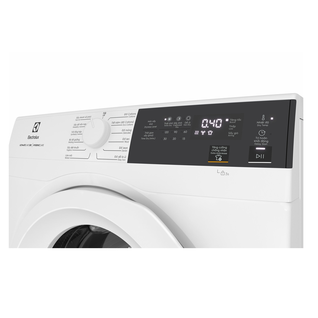 Máy sấy thông hơi Electrolux UltimateCare 8 kg EDV804H3WC