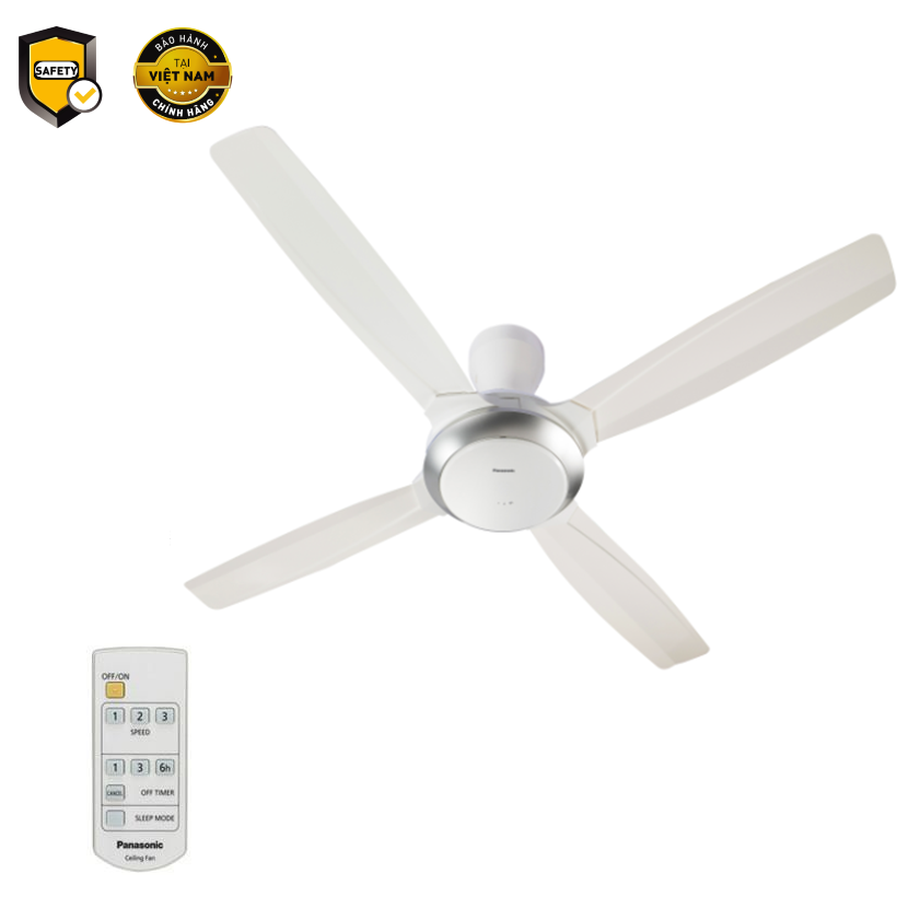 Quạt Trần Panasonic 4 cánh F-56XPG-W màu trắng