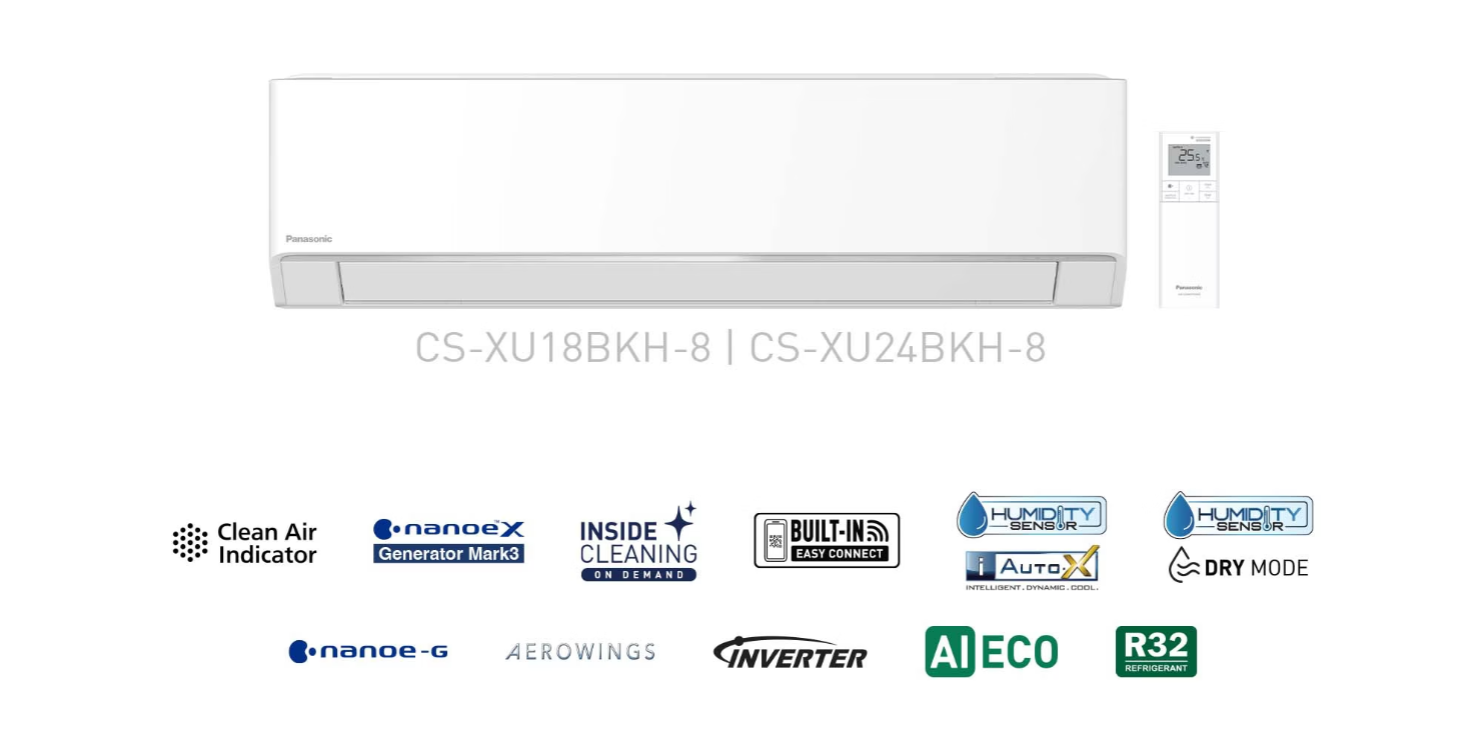 Điều hòa Panasonic Inverter 18100 BTU CU/CS-XU18BKH-8