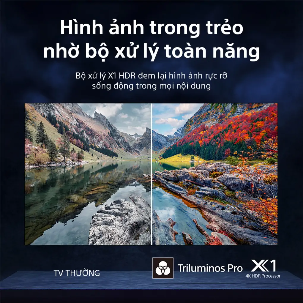 Google Tivi Sony 4K 55 inch K-55S30