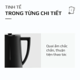 Ấm Siêu Tốc OLIVO EK207 – Thiết Kế Tối Giản Sang Trọng, Bộ Điều Khiển Strix Siêu Bền, Dung Tích 1.7L, Công Suất Lớn 2000W