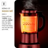 Máy Làm Sữa Hạt OLIVO X20 PLUS Phiên Bản 2023 - Đa Chức Năng - Tạm Dừng Thông Minh - Vệ Sinh Khử Khuẩn Độc Quyền - Chống Trào Tuyệt Đối - Công Suất 2000W