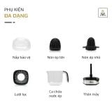 Máy Vắt Cam OLIVO CJ12 - Dung tích lớn 1.2L, Có Hai Đầu Vắt Lớn - Nhỏ, Công Suất 40W, Vắt Kiệt Nước, Sử Dụng Dễ Dàng