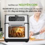 Nồi Chiên Không Dầu OLIVO AF12- Dung Tích 12L - Công Suất 1800W