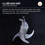 Máy Xay Thực Phẩm Đa Năng OLIVO FC21 - Dung Tích 2.1L - Công Suất 500W