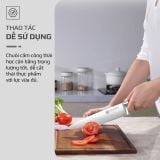 Bộ Dao 4 Món OLIVO STEVE - Vật Liệu Cao Cấp - Chuôi Gỗ Hồng - Thiết Kế Công Thái Học - Lưỡi Dao Sắc Bén