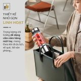 Máy Xay Sinh Tố Cầm Tay OLIVO PB01 – Xay Được Đá Viên, Sạc Pin Sử Dụng Không Cần Dây – Nhỏ Gọn, Cao Cấp, Tiện Lợi, Dung Tích 450ML