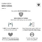 Bộ Dao 3 Món OLIVO DAVINCI - Vật Liệu Cao Cấp - Lưỡi Dao Sắc Bén - Thiết Kế Công Thái Học - Chuôi INOX 430 Siêu Bền