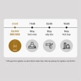 Máy Xay Sinh Tố OLIVO MB1000 - Ba Cốc Xay Linh Hoạt - Xay Đá Bào, Xay Sinh Tố, Smoothie, Đồ Ăn Dặm Cho Bé, Xay Đồ Khô - Công Suất Lớn 1000W