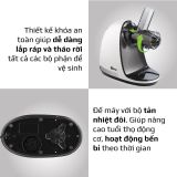 Máy Ép Chậm Trục Ngang OLIVO SJ22 - Ép Rau Không Lo Kẹt Máy - Ép Kiệt Bã - Dễ Vệ Sinh