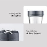 Máy Xay Sinh Tố OLIVO MB1000 - Ba Cốc Xay Linh Hoạt - Xay Đá Bào, Xay Sinh Tố, Smoothie, Đồ Ăn Dặm Cho Bé, Xay Đồ Khô - Công Suất Lớn 1000W