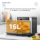 Nồi Chiên Hấp Đa Năng OLIVO SF1600 - Phiên bản Đặc Biệt cao cấp nhất, Màn hình OLED hiện đại, 70 chế độ cài sẵn, Dung tích 16L, Vệ sinh dễ dàng