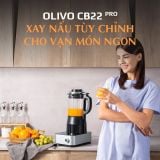 Máy Xay Nấu Cao Cấp OLIVO CB22 PRO - Độ Ồn Thấp Nhất - Chống Trào Tuyệt Đối - Vệ Sinh Khử Khuẩn