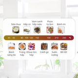 Nồi Chiên Hấp Đa Năng OLIVO SF1600 - Phiên bản Đặc Biệt cao cấp nhất, Màn hình OLED hiện đại, 70 chế độ cài sẵn, Dung tích 16L, Vệ sinh dễ dàng