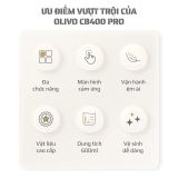 Máy Xay Nấu Đa Năng OLIVO CB400 PRO – Nhỏ Gọn Tiện Mang Theo – Đa Chức Năng – Cao Cấp