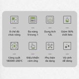 Nồi Chiên Không Dầu OLIVO AF12- Dung Tích 12L - Công Suất 1800W