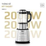 Máy Làm Sữa Hạt OLIVO X20 PLUS Phiên Bản 2023 - Đa Chức Năng - Tạm Dừng Thông Minh - Vệ Sinh Khử Khuẩn Độc Quyền - Chống Trào Tuyệt Đối - Công Suất 2000W