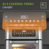Nồi Chiên Không Dầu OLIVO AF12- Dung Tích 12L - Công Suất 1800W