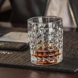 Bộ 6 cốc Pha Lê Tiệp uống rượu whiskey Bohemina Diamond Tumbler - 230ml