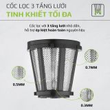 Máy Ép Chậm Trục Ngang OLIVO SJ22 - Ép Rau Không Lo Kẹt Máy - Ép Kiệt Bã - Dễ Vệ Sinh