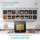 Nồi Chiên Hấp Đa Năng OLIVO SF1600 - Phiên bản Đặc Biệt cao cấp nhất, Màn hình OLED hiện đại, 70 chế độ cài sẵn, Dung tích 16L, Vệ sinh dễ dàng