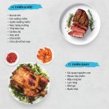 Nồi Chiên Hấp Đa Năng OLIVO SF1600 - Phiên bản Đặc Biệt cao cấp nhất, Màn hình OLED hiện đại, 70 chế độ cài sẵn, Dung tích 16L, Vệ sinh dễ dàng