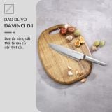 Bộ Dao 3 Món OLIVO DAVINCI - Vật Liệu Cao Cấp - Lưỡi Dao Sắc Bén - Thiết Kế Công Thái Học - Chuôi INOX 430 Siêu Bền