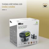 Dụng Cụ Xay Thực Phẩm Đa Năng Mini OLIVO MPC400A – Xay Tỏi Ớt, Xay Thịt, Xay Hạt Nhanh Chóng – Dây Kéo Chắc Chắn – Dung Tích 400ML – Dễ Dàng Vệ Sinh